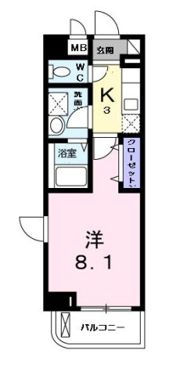 ヴァンクレール Ⅲの間取り画像