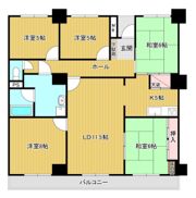 ハイツ幸神A棟502号の間取り画像