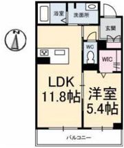 シャラーレ西深津の間取り画像