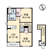 クラヴィエ沖洲 Ⅰ番館の間取り画像