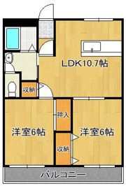 ユーハイム広徳の間取り画像