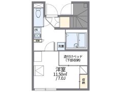 レオパレスロッソの間取り画像