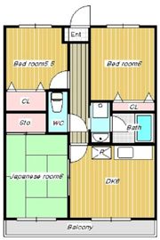 パオ・ヤマニシの間取り画像