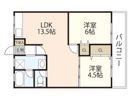フレシール若草の間取り画像