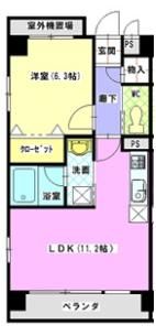 レージュ桜山の間取り画像