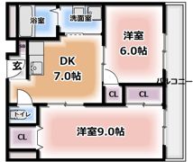 ロイヤルハイツ三喜の間取り画像