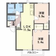 シャルマン森の間取り画像