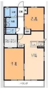 モダンローズB棟の間取り画像