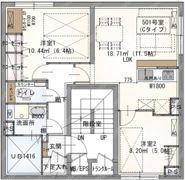 ラヴィエール秋葉原の間取り画像