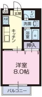 サプリング上山田 B棟の間取り画像