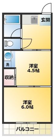 第一春美荘の間取り画像