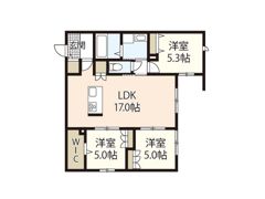 Cier神田山の間取り画像
