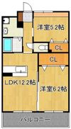 GRACEFUL中井の間取り画像