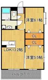 GRACEFUL中井の間取り画像