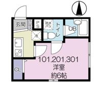 グランシャレー梅島Ⅲの間取り画像