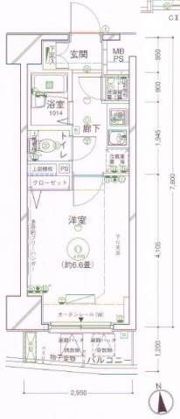 ヴェルト湯島の間取り画像