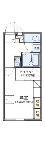 レオパレスシェソワの間取り画像