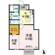 ローズコート川内 A棟の間取り画像