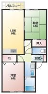 コンフォールの間取り画像