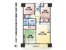 ホワイトキャッスル千防C棟の間取り画像