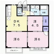 エルディム内田Cの間取り画像