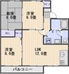 グランドールかたやまA棟の間取り画像
