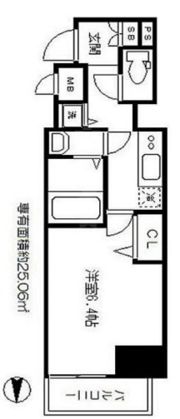 プレサンス松屋町グレースの間取り画像