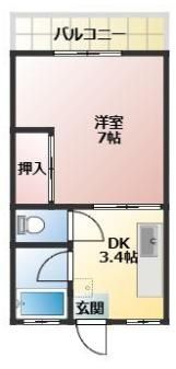 ホワイトパレスの間取り画像