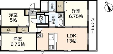 エミネンスの間取り画像