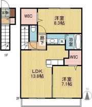 マリコートの間取り画像