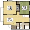 グランドゥールクロズミBの間取り画像