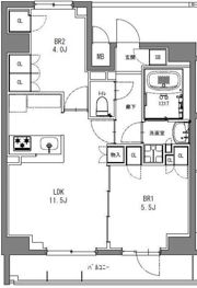S－RESIDENCE日本橋馬喰町の間取り画像