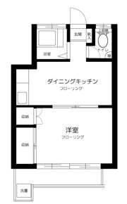 ときわ荘の間取り画像