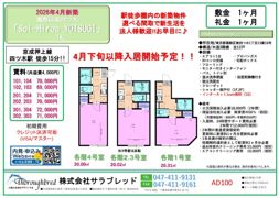 Sol-HiroaYOTSUGIの間取り画像