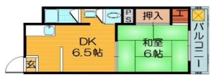 藤田マンションの間取り画像