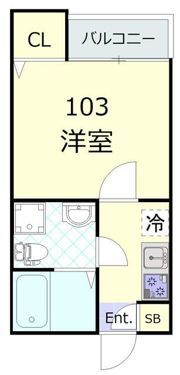 インベスト大崎6の間取り画像