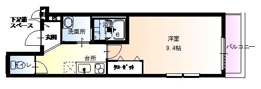 フジパレス江坂Ⅱ番館の間取り画像