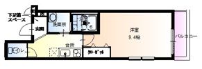 フジパレス江坂Ⅱ番館の間取り画像