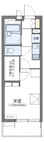 レオパレスエーデルハイム Ⅱの間取り画像