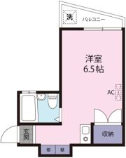 クレール西早稲田の間取り画像