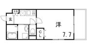 HCフラッツ三宮東の間取り画像