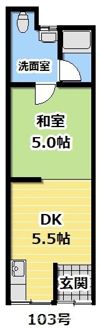 太子橋カルテットの間取り画像