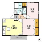カサグランデ Dの間取り画像