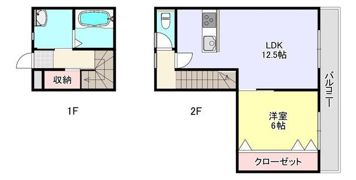 NAGAYA NO NAGAI C棟の間取り画像
