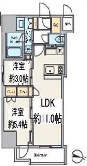 クレストコート池上の間取り画像