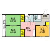 千福コーポの間取り画像