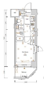 Log横浜伊勢町の間取り画像