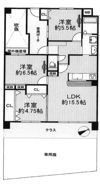 ダイアパレス枚方山田池公園の間取り画像