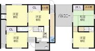 大黒町2丁目戸建ての間取り画像