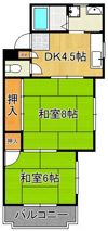 シャトレ緑ケ丘の間取り画像